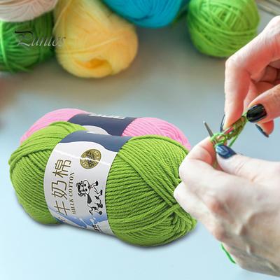 1 rull 5-tråds ullgarn Mykt Varm DIY Nybegynner Håndarbeid Håndstrikk Heklegarn Ball for sybutikk