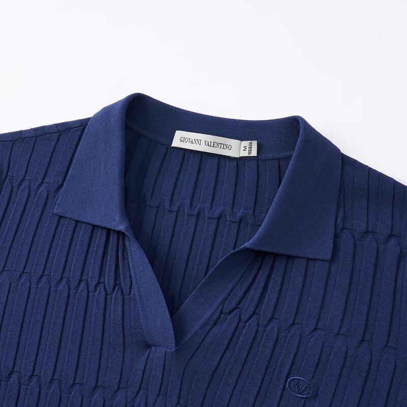 GIOVANNI VALENTINO Women's Long Sleeve POLO Knit Sweater