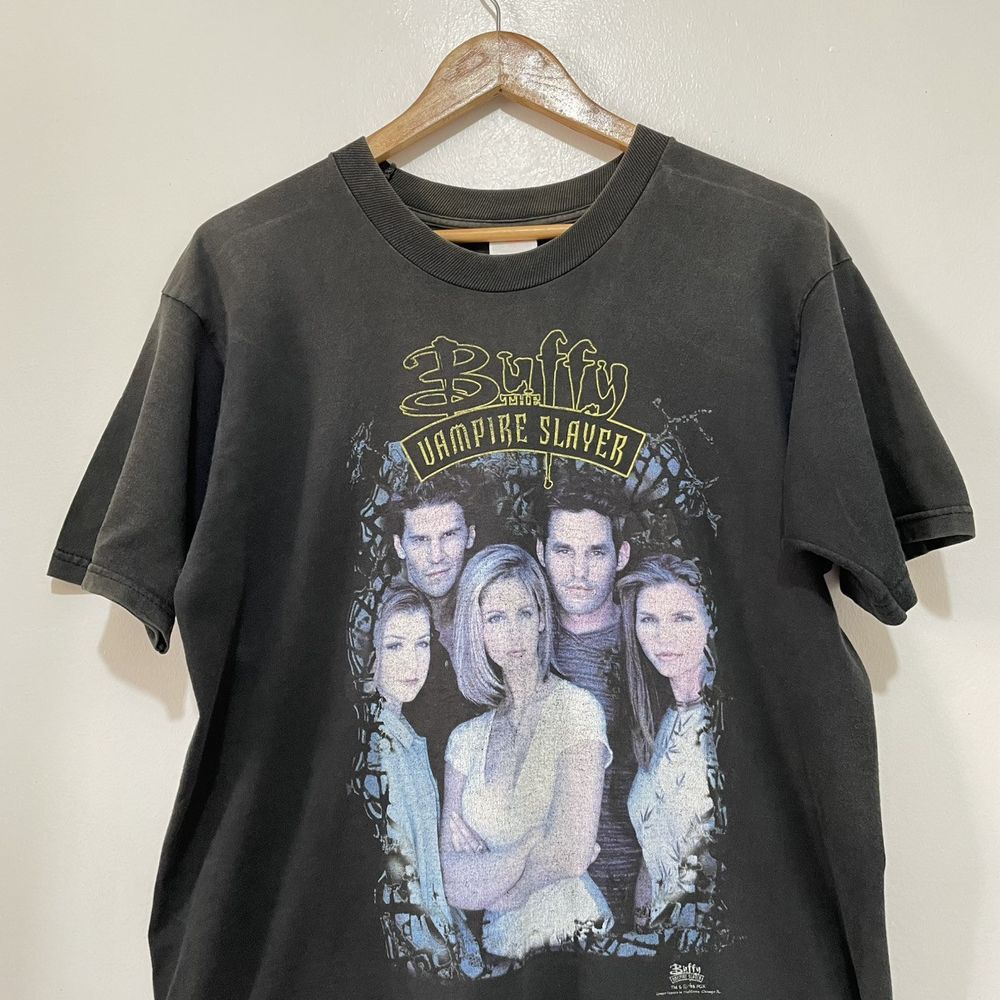 1998 Buffy the Vampire Slayer Retro Style Black Unisex Tshirt S5XL KH9649 XXL