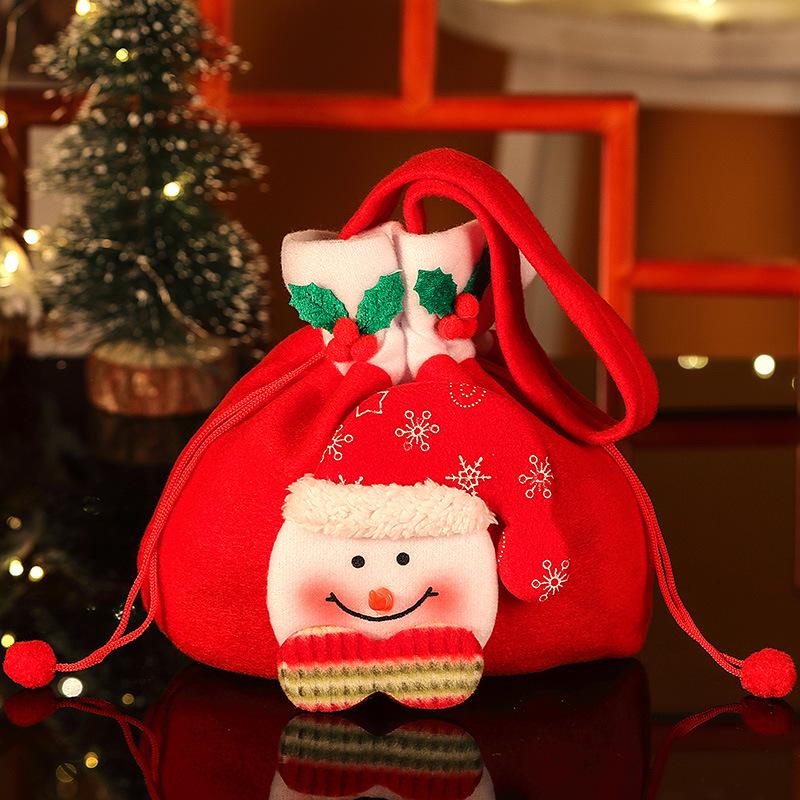Christmas Eve Apple Gift Set: Peace Apple Candy Bag for Kids