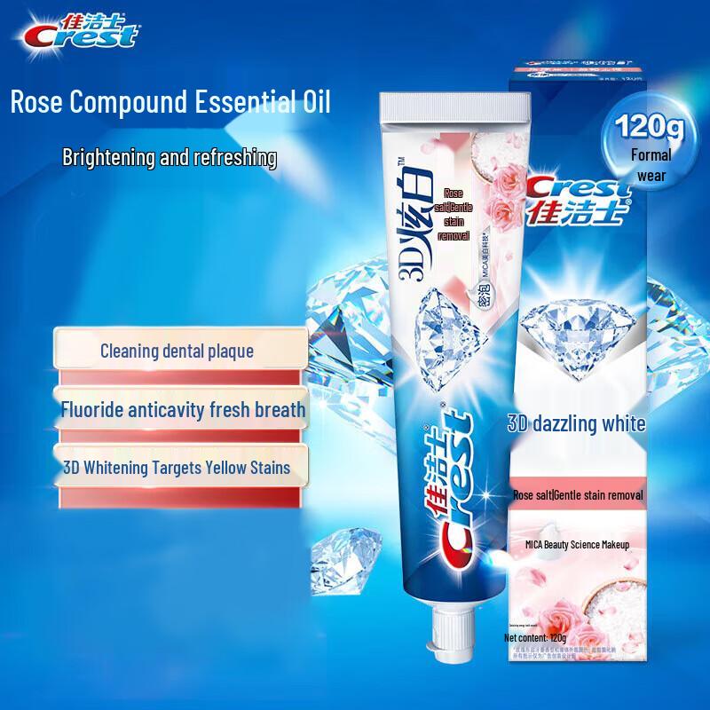Crest 3D White Rose Salt Toothpaste