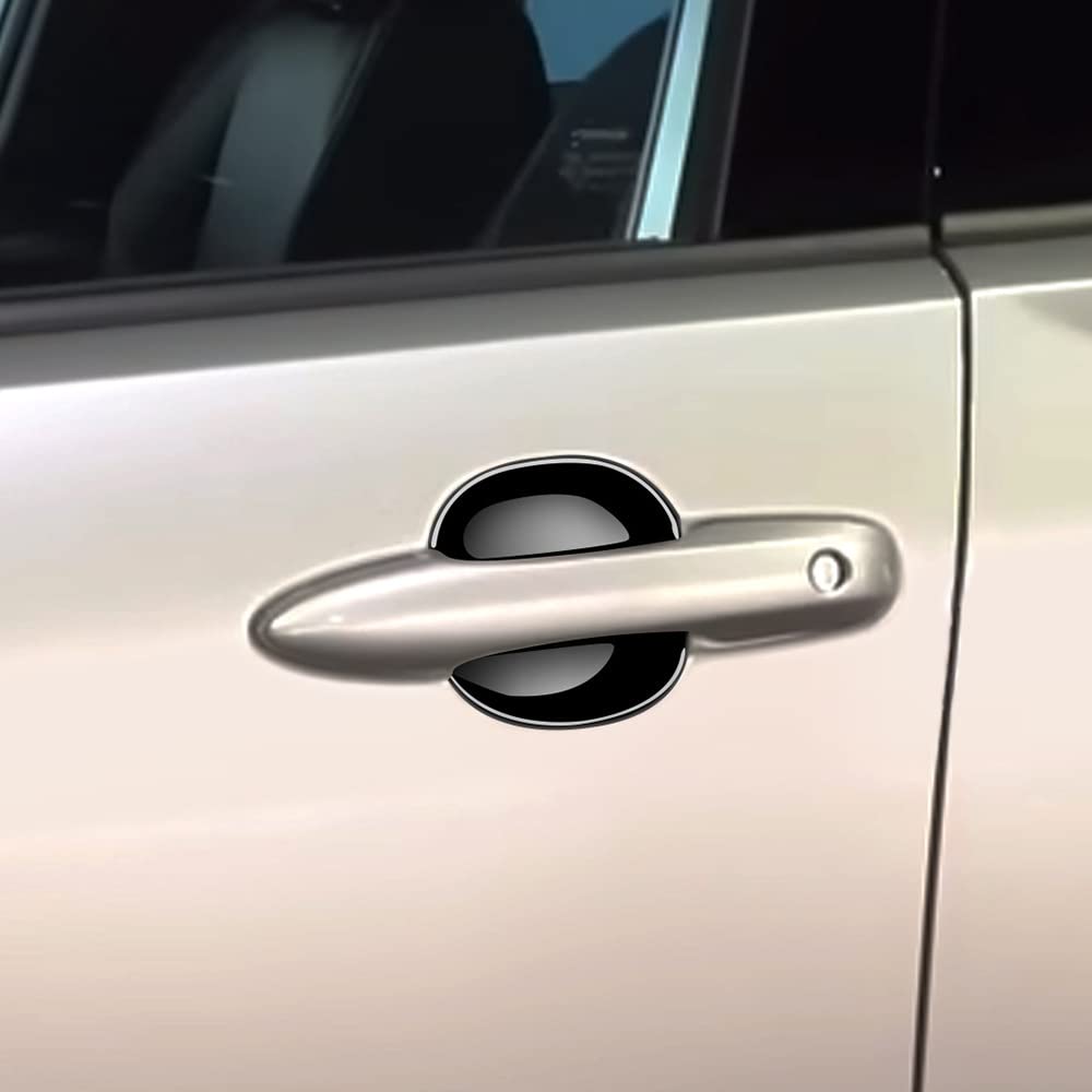 TADOKAPATU Door Handle Door Knob Bowl Rear Door Handle Door Handle Rear Window Spotty ABS Piano for Toyota New Prius Protectors, Covers, Protectors,