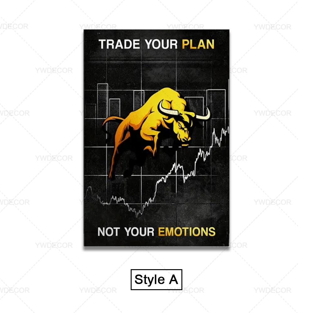 

Абстрактный Бычий Рынок Уолл-стрит Власть Медвежий и Бычий Холст Настенное Искусство Декор Постеры Принт Настенное Искусство Офис Домашний Декор Подарок 21cm×30cm NoFrame