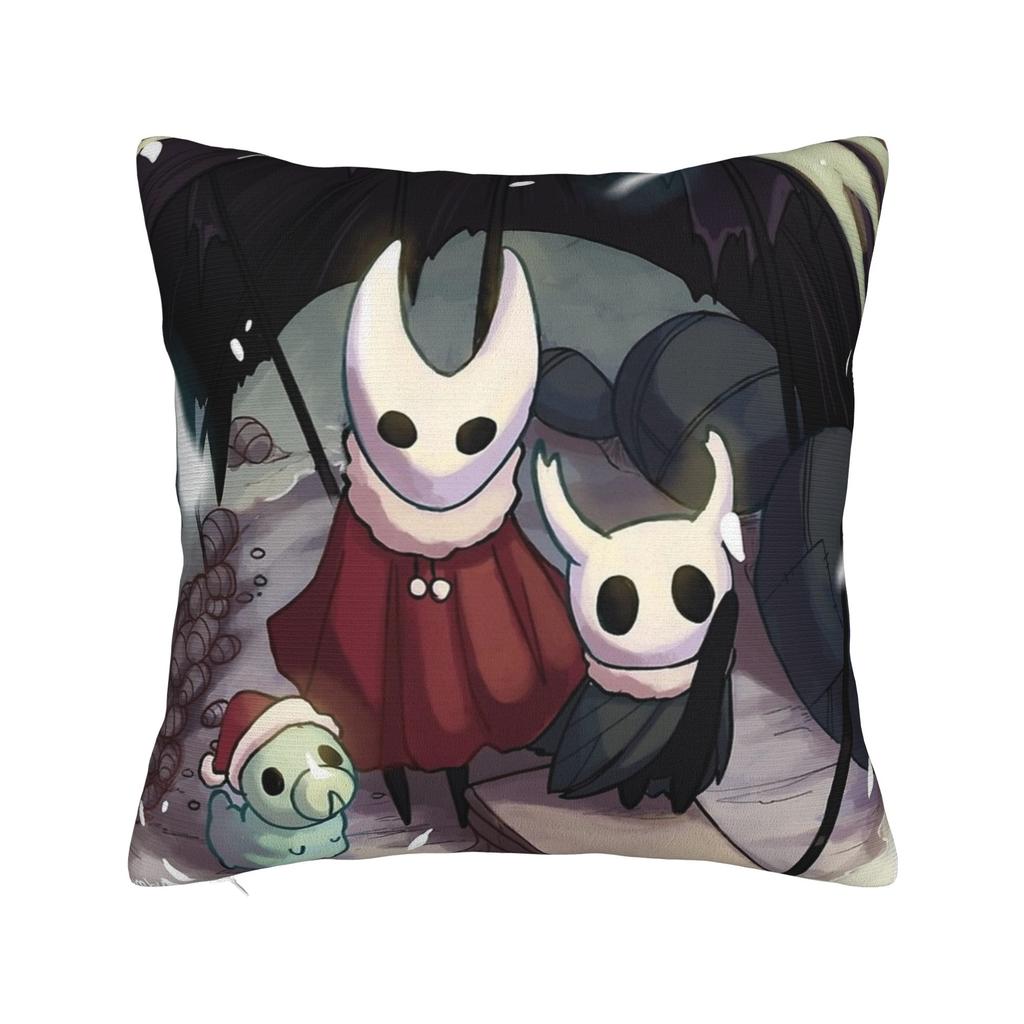 Hollow Knight Square Pillow Cases Indie Action Adventure Cushion Covers Customized Zipper Decorative Pillowcase for Living Room