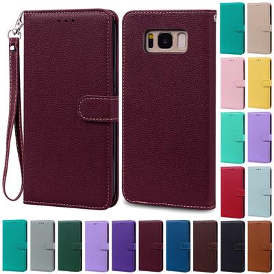 S8/S8 Plus Fall Für Samsung Galaxy S8 Fall G950F Leder Brieftasche Flip Fall Für Samsung Galaxy S8 Plus G955F telefon Fall Fundas