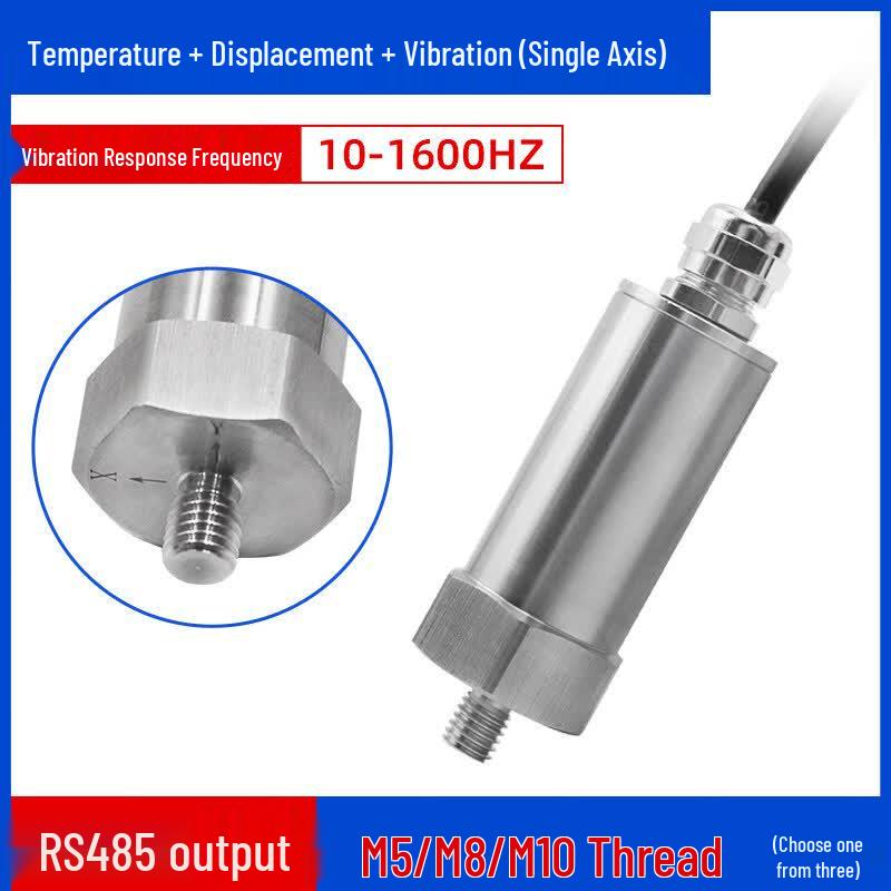 YunDuo Threaded Temperature Vibration Sensor