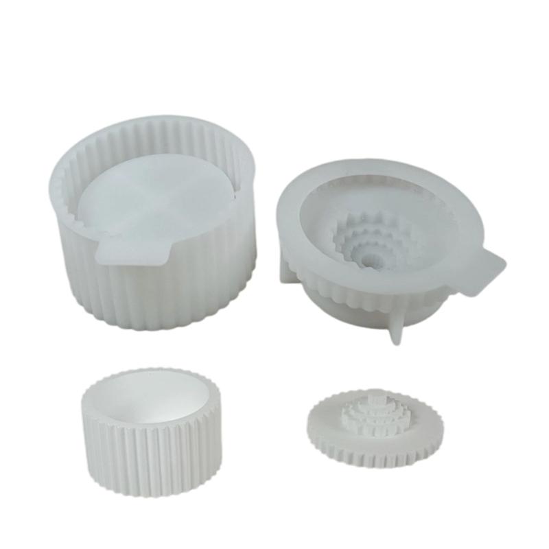 

Silicone Storage Solution Moulds Striped Shape Storage Box Mold Silicone Texture for Keeping Small Items Organized 1