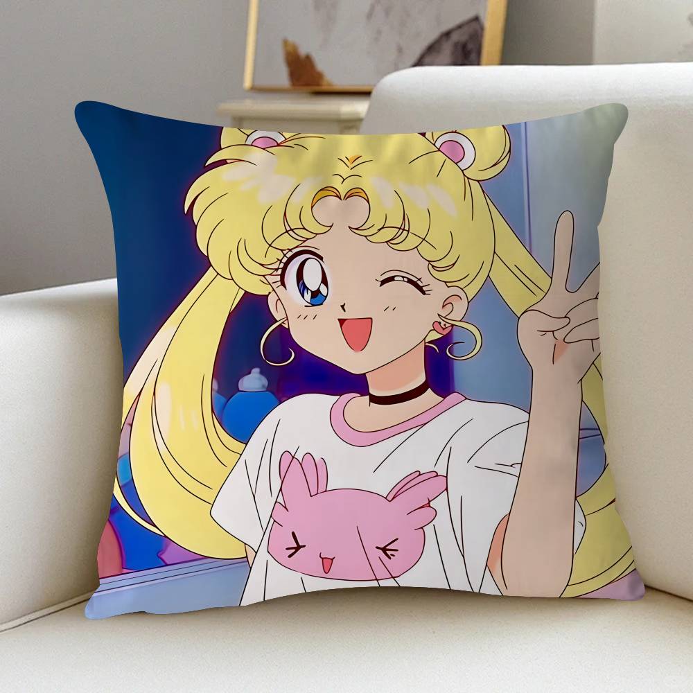 

Цукино У-Усаги Наволочка для подушки Чехол для подушки Декоративная наволочка Напечатанный чехол для подушки для дивана 12x12Inch