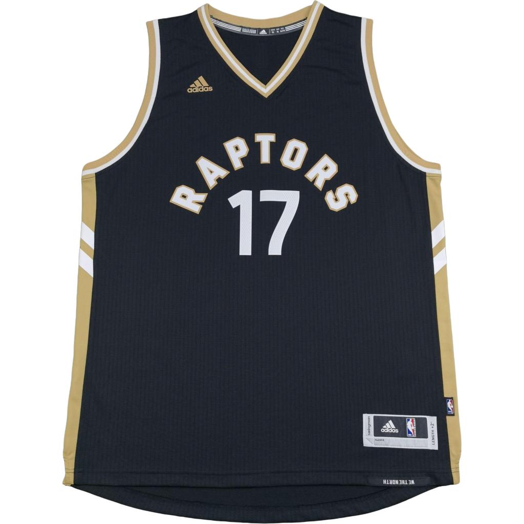 adidas X NBA Kooperation Swingman Fan Edition Toronto Raptors Valanciunas Saison 2015-16 V-Ausschnitt Ärmelloses Basketballtrikot Unisex Trikot AL7143