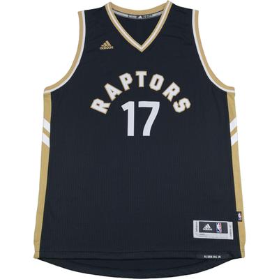 X Colaboración NBA Swingman Edición Aficionado Toronto Raptors Valanciunas Temporada 2015-16 Camiseta de Baloncesto sin Mangas con Cuello en V Unisex AL7143