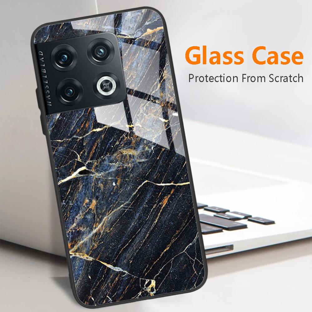 Phone Case For OnePlus 10 Pro Cases Tempered Glass Case Cute Fundas Coque For OnePlus 10T 10 Pro Back Cover Case One Plus 10 T
