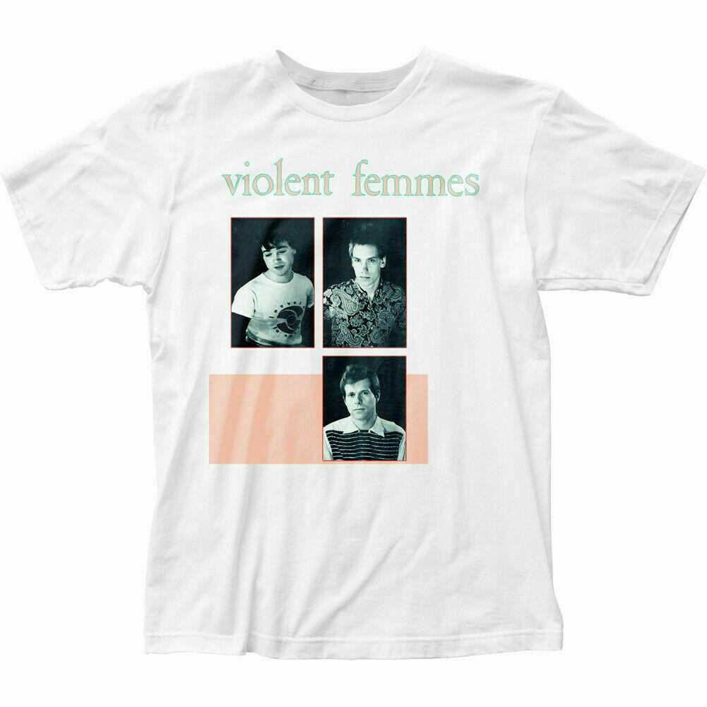 26 Violent Femmes Group T Shirt Mens Licensed Rock N Roll Retro Band Tee New White Unisex T-Shirt XL