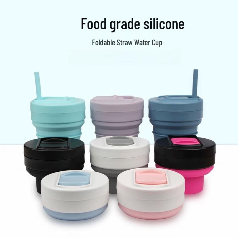 Portable Folding Straw Cup