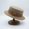 Japanese Retro Light Coffee Mocha Wool Woolen Flat Top Top Hat Women'S Autumn And Winter Small Brim Felt French Elegant British