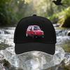 Red Little Car Sandwich Baseball Cap Unisex Simple Lightweight and Adjustable Outdoor Sun Hat Ideal Gift for Travel Partie