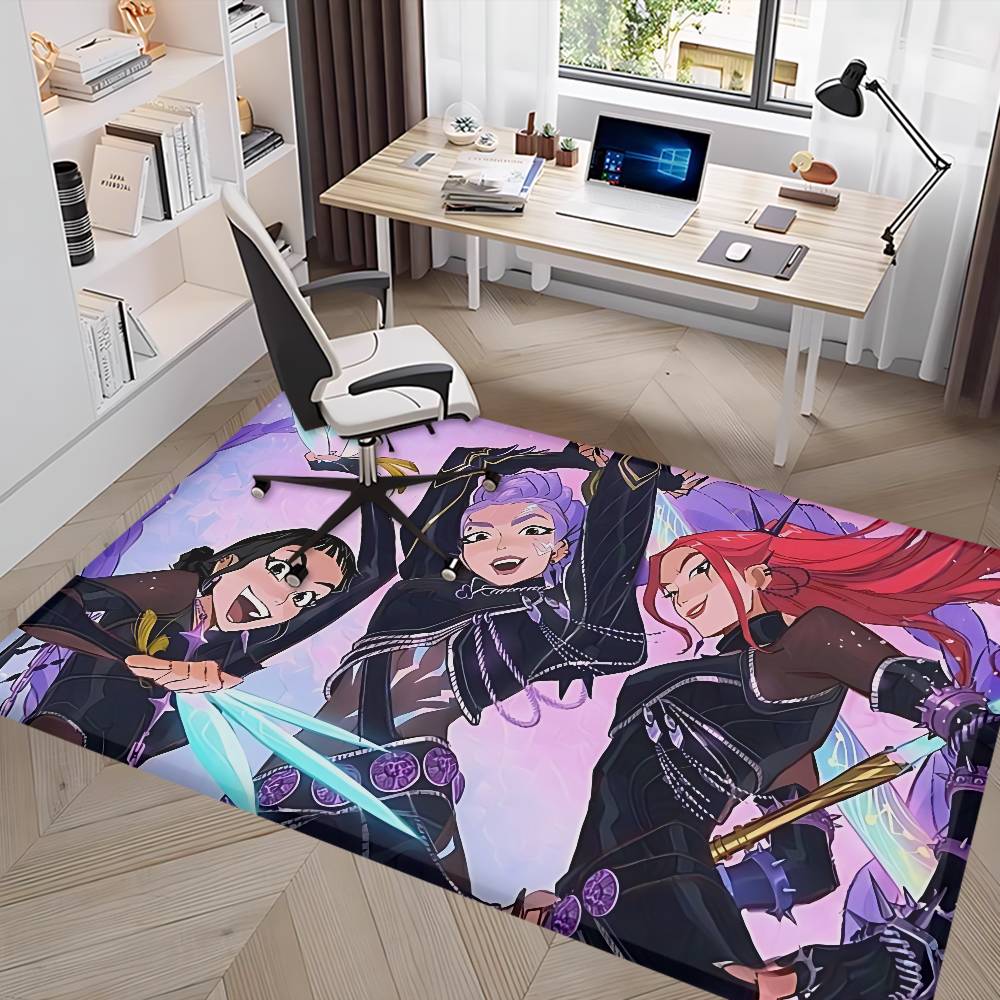 Kpop D-demon Hunters Entrance Door Mat Nordic Style Bedroom Living Room Doormat Home Balcony Anti-Slip Modern Home Decor