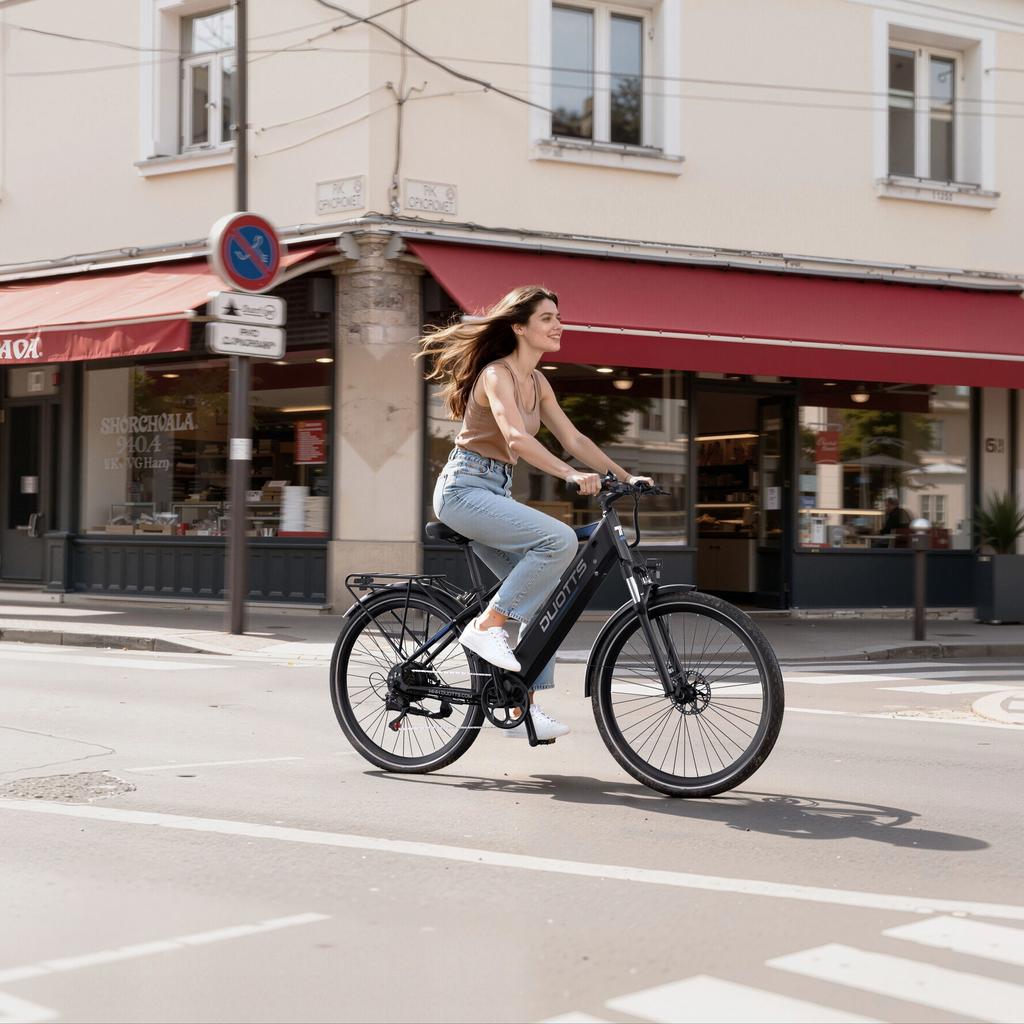 Bicicleta Eléctrica DUOTTS C29 Max 250W48V18Ah, Frenos de Disco Hidráulicos Autonomía 120km Velocidad Máxima 25km/h Bicicleta Eléctrica