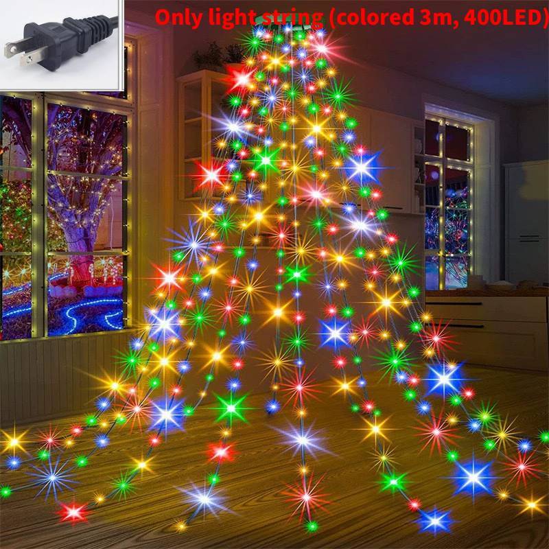 Christmas Tree Led Lights With Low Voltage Power For Festive Home Decor