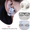 DIY Headphone Diameter Buckle Removeable Decorative Headphone Decoration Clip Easy To Install Zircon Earbud Accessories