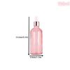 Dropper Bottles Refillable 5-100Ml Rose Gold Lid Cosmetic Container Glass Aromatherapy Liquid For Essential Massage Oil Pipette