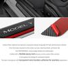 Carbon Fiber For Tesla Model Y -2024 Car Door Sill Panel Protector Trim Stickers Anti-scratch Accessories Tuning Decoration
