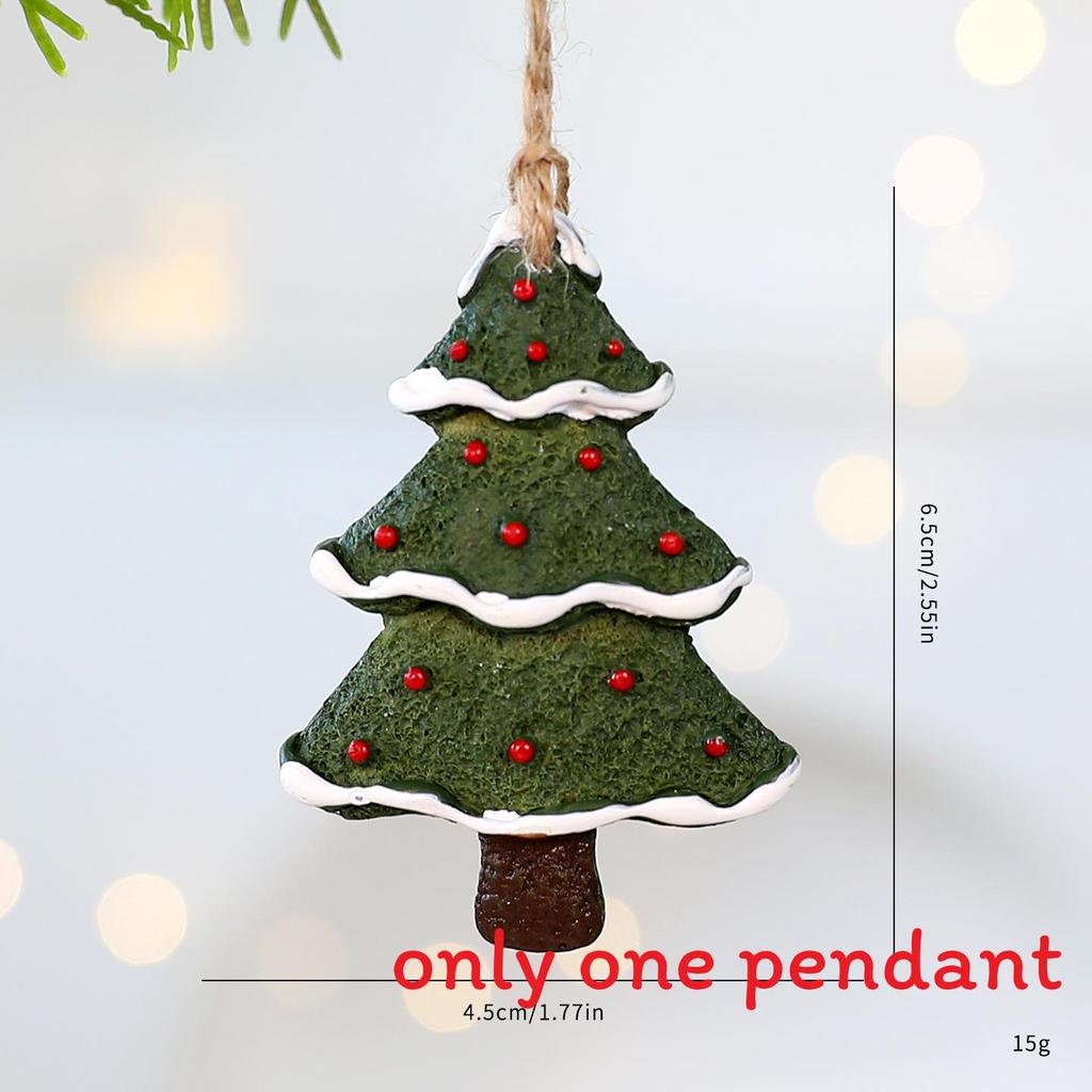 Christmas Resin Ornaments Set With Snowflake Star Heart For Holiday Decor
