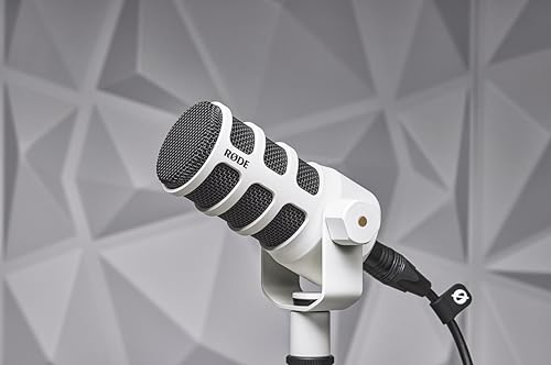 RODE Microphones Pod Microphone Dynamic Broadcast Microphone White PODMICW
