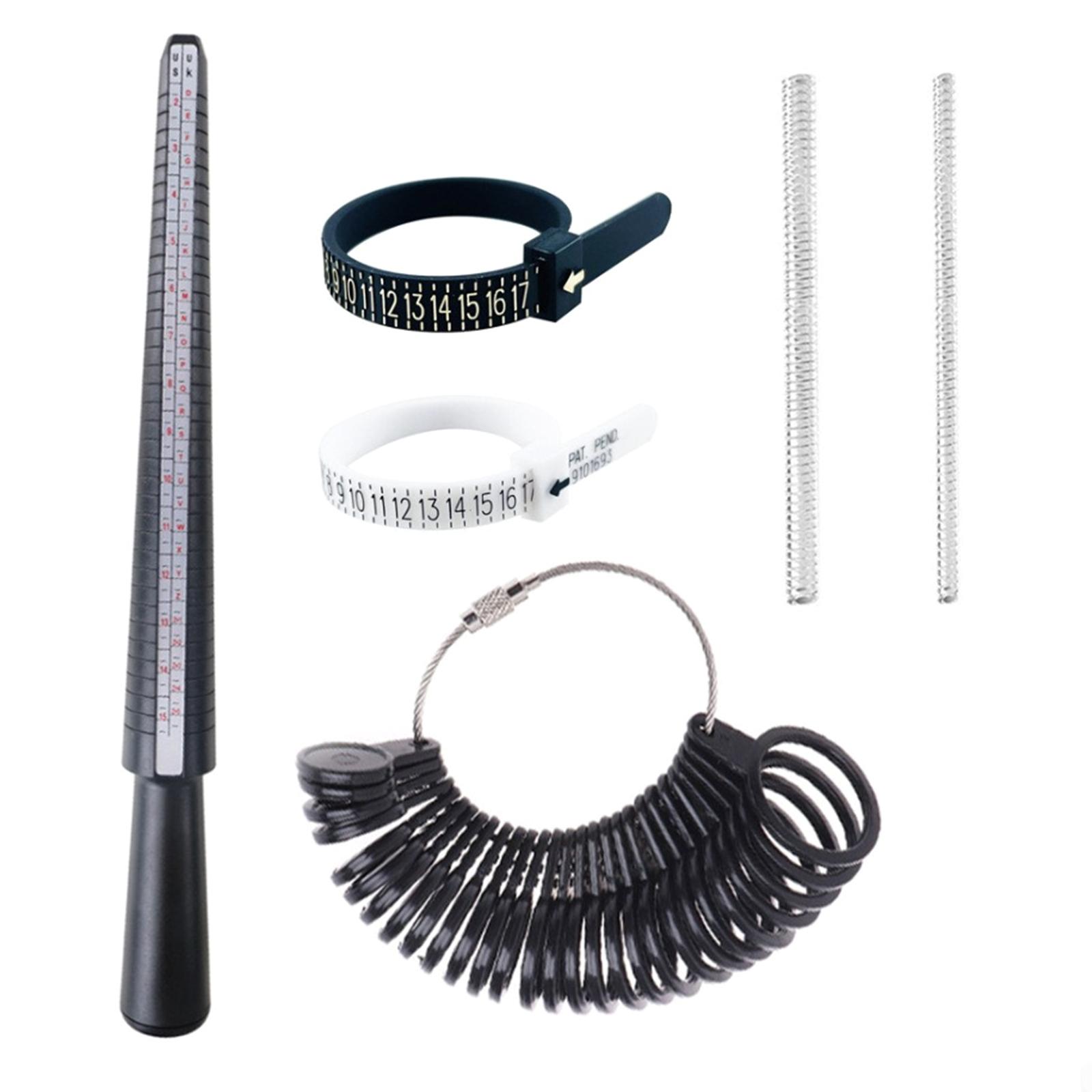 

3/4/6/7 шт. ювелирный инструмент кольца размер оправки палочка палец калибр кольца размер измерительный ювелирный инструмент набор колец ювелирные изделия 6