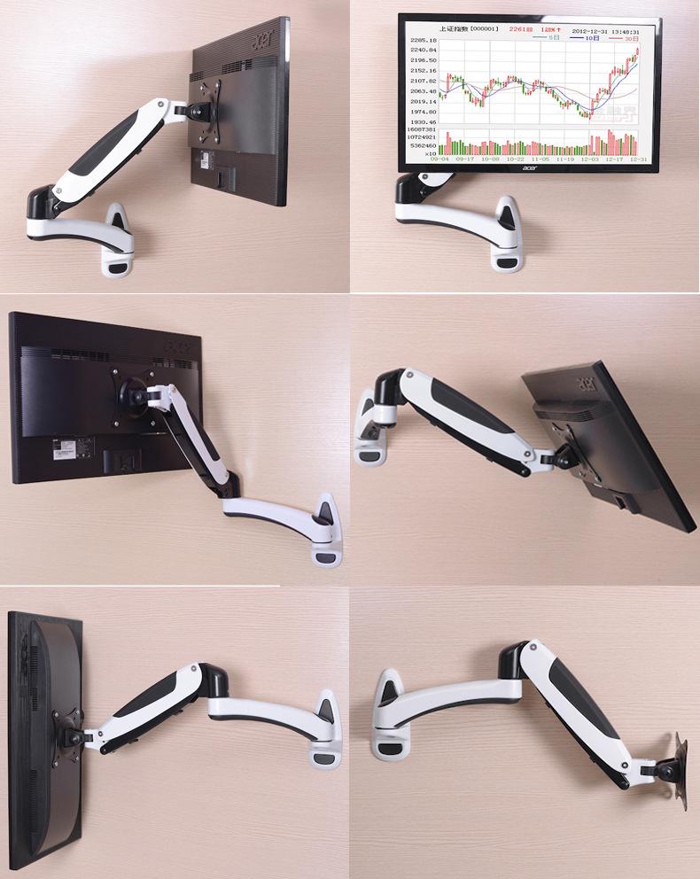 Gibbon 27" Plynový pružinový volně vznášející se nástěnný držák GM112W pro monitory