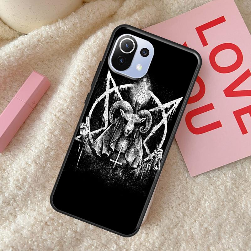 Satanic Scary Skull For POCO F3 F1 M3 M4 X3 Pro GT X4 Pro Phone Case For Xiaomi Mi 11 Lite 12 11T Pro Cover