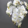 2Pcs 9-Head Flowers 38inch Artificial Butterfly Orchid Bouquet Artificial Flowers for Wedding Decoration Garden Home Room Decor