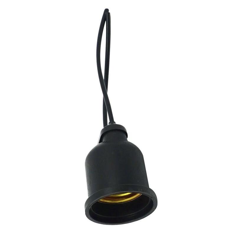 Waterproof E27 Plastic Lamp Holder with Wire