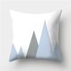 Grey Blue Pillowcase Geometric Cushion Cover Peach Skin Cushion Sofa Cushion Cushion Pillowcase Home Decor Pillowcase