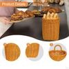 Hanging Storage Basket Wall Mounted Kitchen Sturdy with Handle Flower Holder Multifunctional