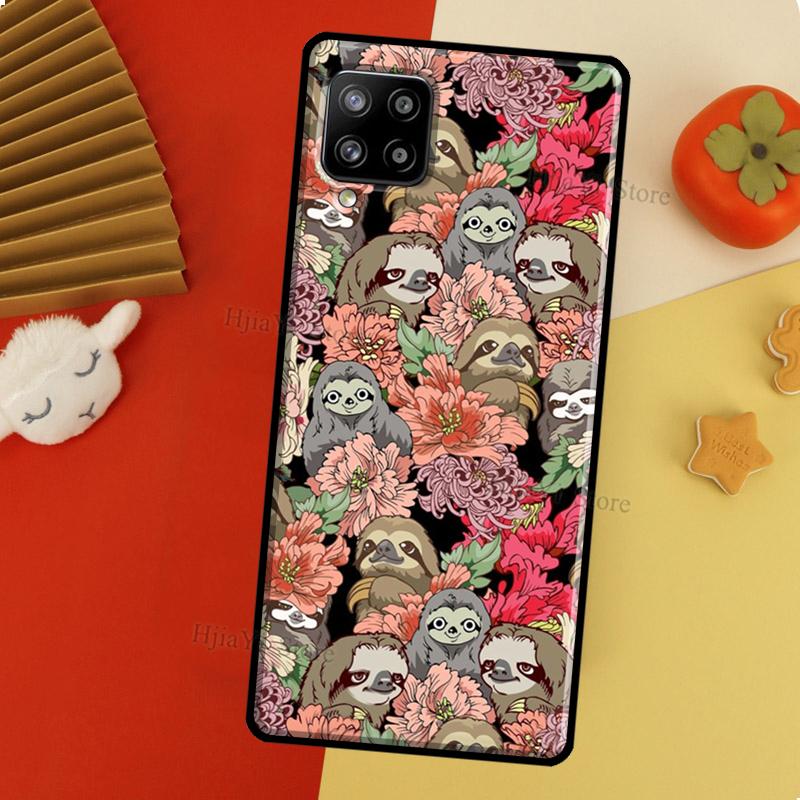 Sloth Stack Phone Case For Samsung Galaxy A51 A70 A71 A72 A52 A41 A31 A02S A12 A21S A20e A10 A40 A50