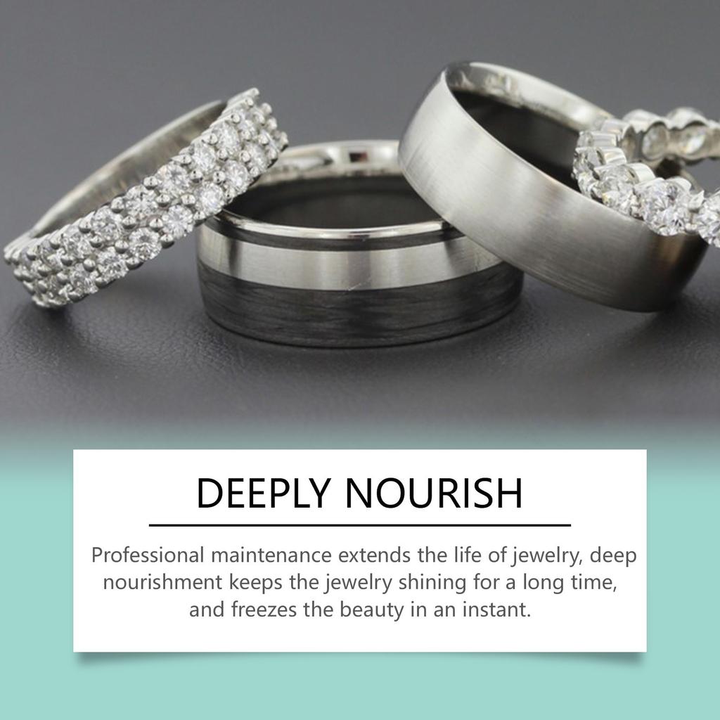 Čistič šperků, korálky pro péči o šperky, čisticí roztok na údržbu, diamantové perly, roztok na odstraňování kovů, 100 ml