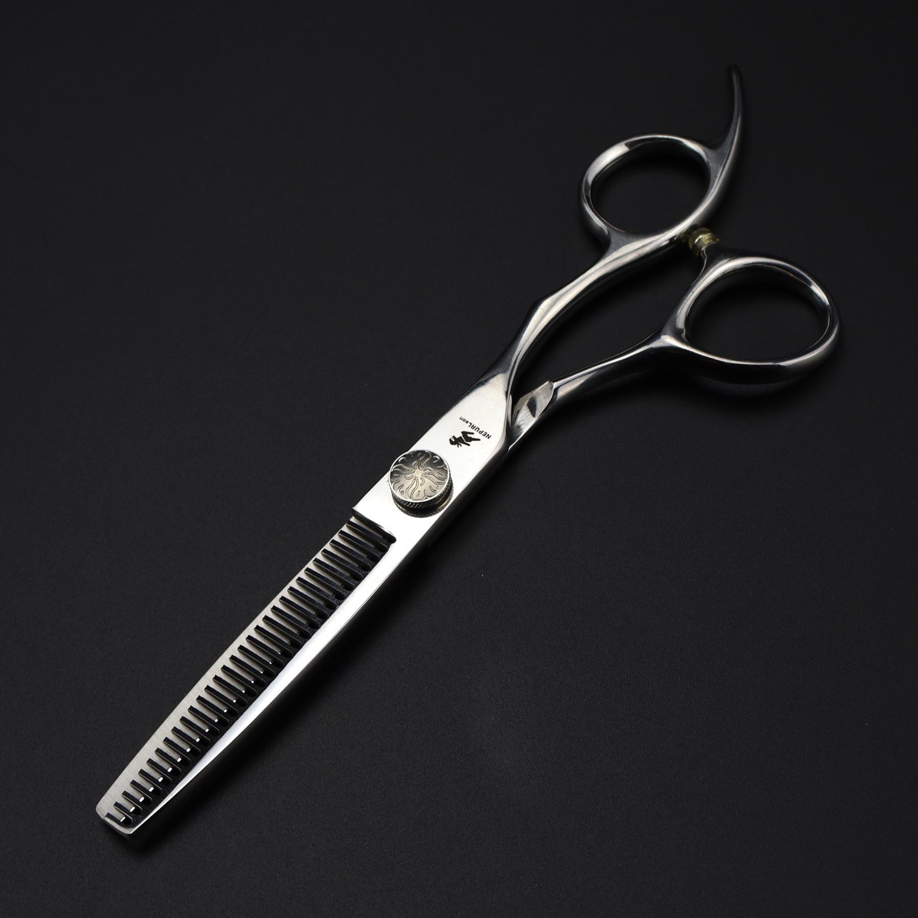 Napson 6.0 Carved Handle Hairdressing Thinning Scissors