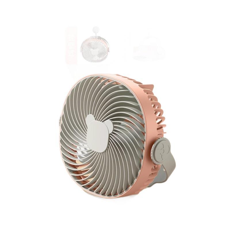 Three-speed Silent Multi-functional Fan: Stand, Hang, or Wall-Mount - Powerful Wind, Compact Design