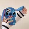 Unzip Stitch, Suitable for Apple 16 Mobile Phone Case, Three-dimensional iPhone15 Cartoon 17Promax Cute 11 Case.