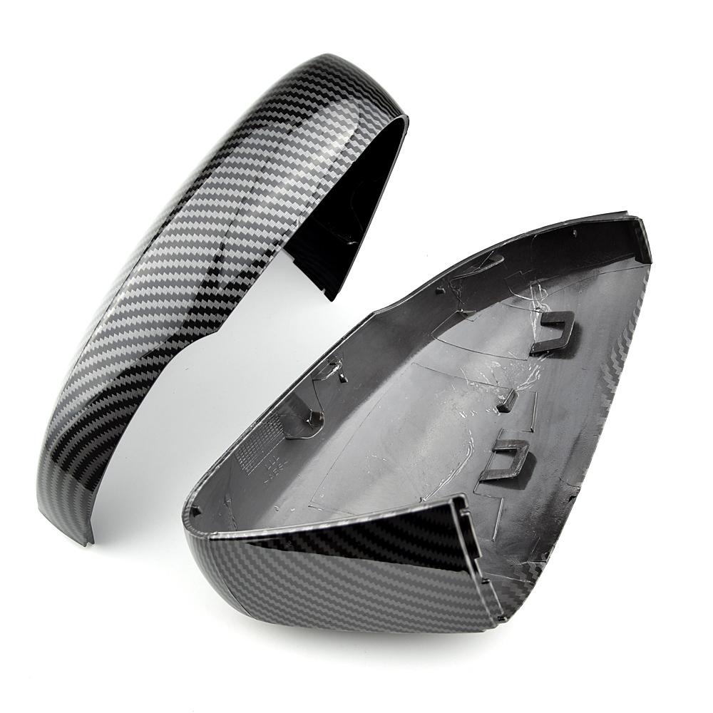 2pcs/set Car Side Rear View Rearview Mirror Cover Caps For Volkswagen For VW Polo Mk6 AW GTI