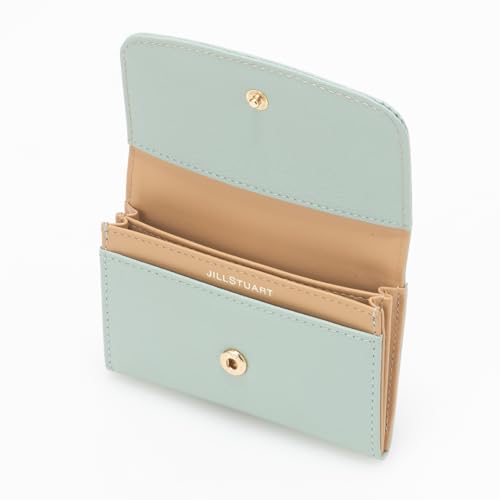 Jill Stuart Eternal Business Card Holder, Women's, Matte Leather, Simple Brand Logo, JSLW0DM2