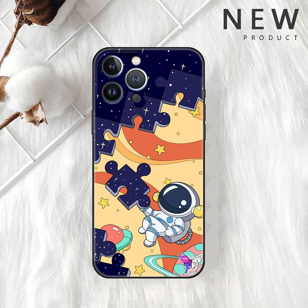 

Мультяшный крутой чехол с астронавтом для Apple iPhone 14 Pro Max 13 11 12 Mini SE 7 8 Plus X XS 6 6S, силиконовый чехол для телефона, мягкий чехол из ТПУ iPhone 6 6S Plus