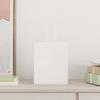 Paper Carrier Bags 250 Pcs with Handles White 18 X 8 X 22 Cm