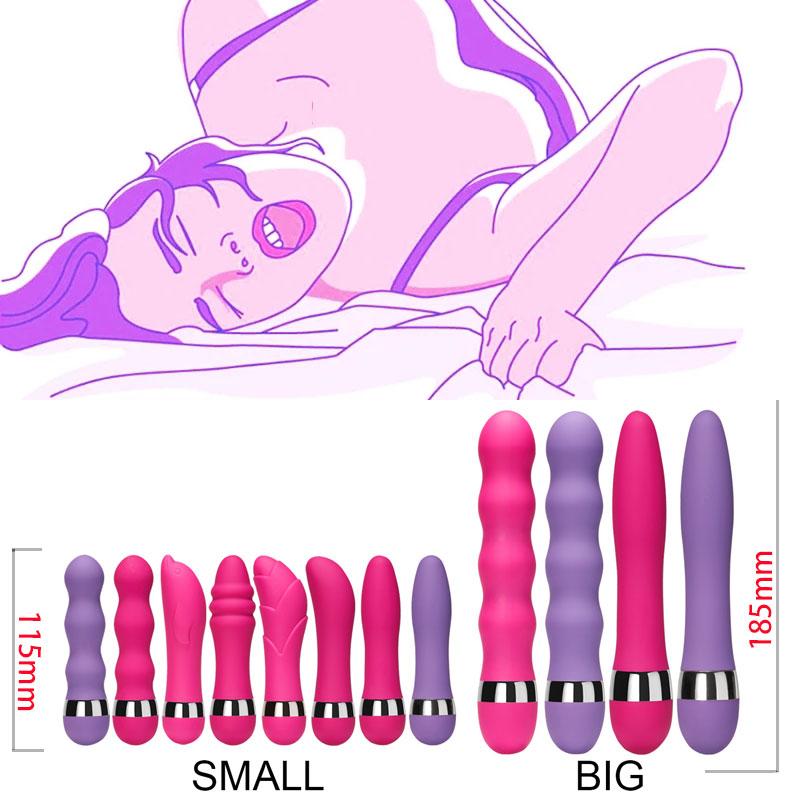 Big/Small AV G Spot Massager Female Masturbators DildoVibrator Sex Toys For Women Anal Butt Plug Vibrators Bullet Adult