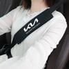 LESE9 2pcs For KIA Sportage Rio Ceed Picanto K5 K9 Sorento Carbon Fiber Cotton Protection Cover auto Shoulder Cover car Accessories