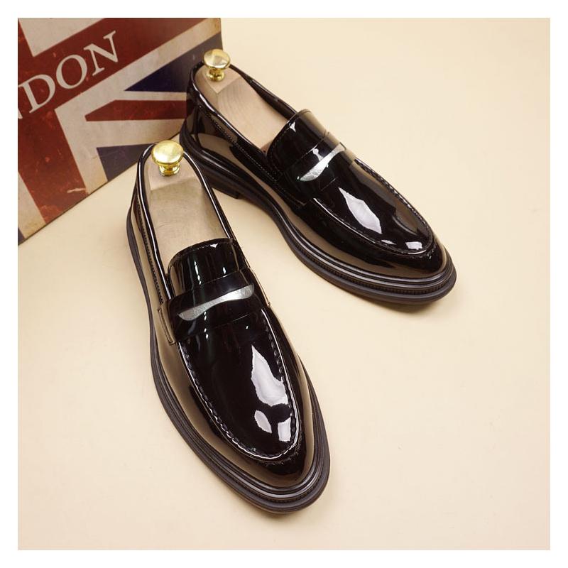 

мужские повседневные деловые офисные формальные туфли лоферы из натуральной кожи, дышащая обувь 270 темно серый