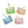 Hot Anime 26-Key Keyboard Keychain Stress Relief Fidget Toy Keyboard Button Finger Clicker Backpack Charms Christmas Gift