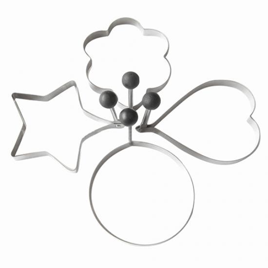 Nerezový kroužek na tvarování smažených vajec