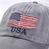 Vintage Washed Usa Flag Embroidered Baseball Cap Adjustable Cotton Dad Hat Patriotic Sun Hat For Men Women Casual Outdoor Sports