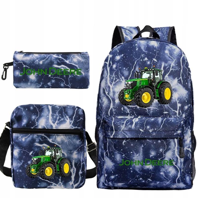 Primary And Secondary School Students Schoolbag Three-Piece Personalized Printing Children'S Backpack Large Capacity Shoulder Backpack Pencil Case